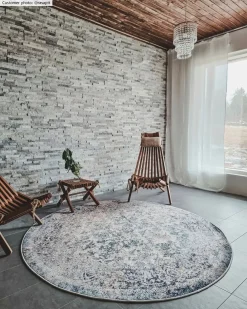 Round Rug - Denizli (blue) -Viscose Rugs Shop 12rasapitdenizlibla.jpg