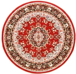 Round Rug - Peking (red)
