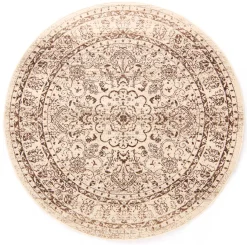 Round Rug - Peking Noble (white)