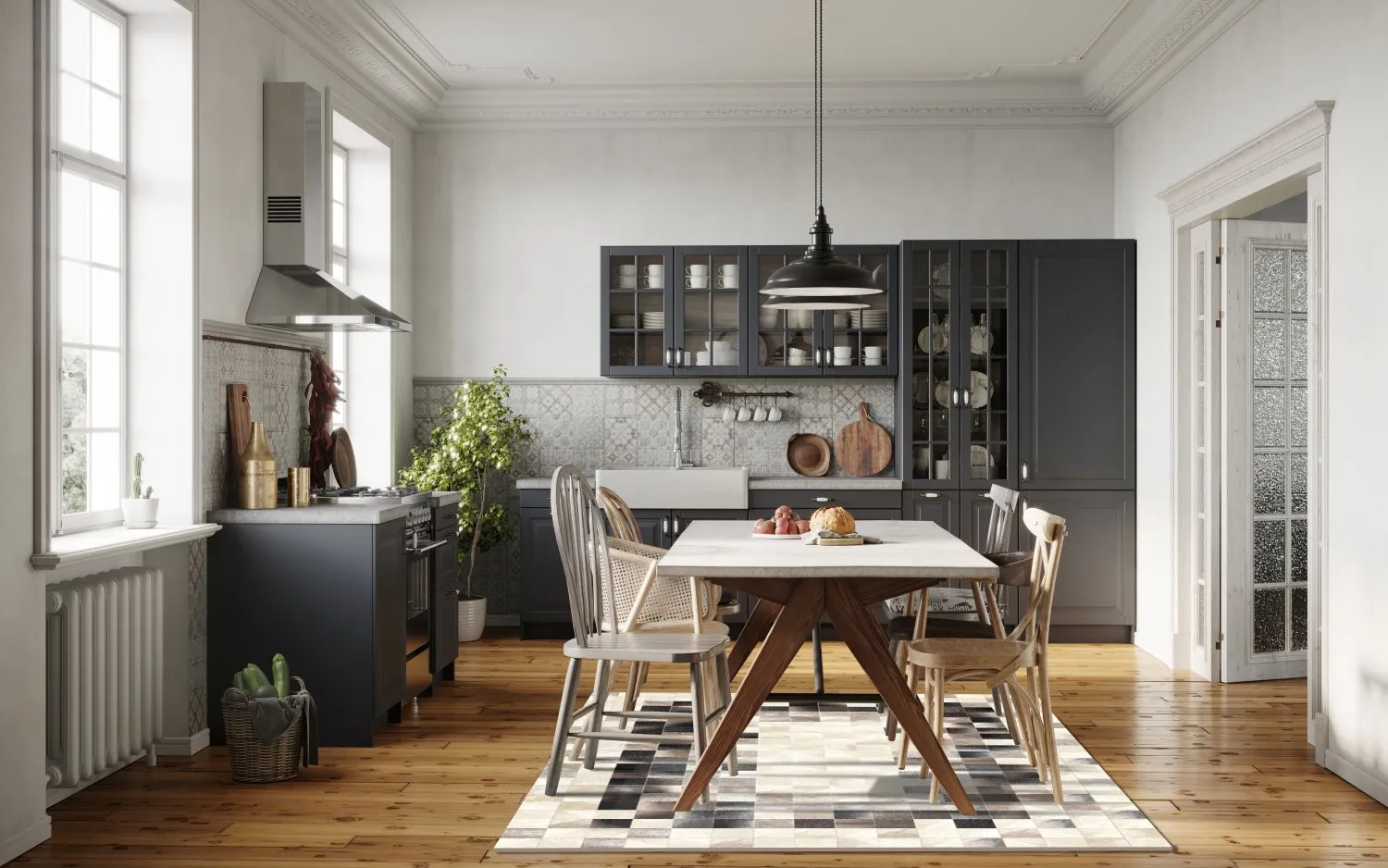 Wilton Rug - Livada (white/multi) 4 Wilton Rug - Livada (white/multi) - Image 2