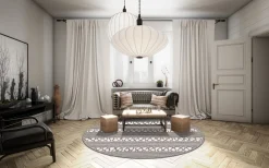 Round Rug - Levie (grey) 6 Round Rug - Levie (grey) -Viscose Rugs Shop 60 hasir.skd11235.col802.round .d28.p4.jpg