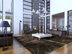 Wilton Rug - Aris (black/gold) -Viscose Rugs Shop arisfinal.png