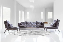 Round Rug - Attika (grey/white) -Viscose Rugs Shop attikarund2a.png