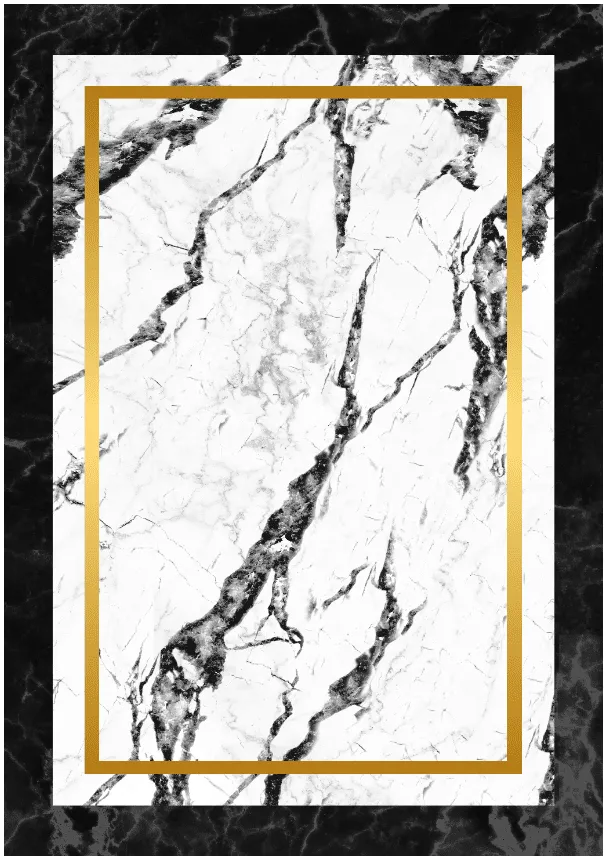 Wilton Rug - Avola (black/white/gold) 3 Wilton Rug - Avola (black/white/gold)
