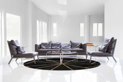 Round Rug - Bellizzi (black) -Viscose Rugs Shop bellizzi3runda.png
