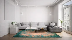 Wilton Rug - Zamora (blå) -Viscose Rugs Shop bla3a .jpg