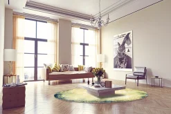 Round Rug - Pamplona (blå) -Viscose Rugs Shop bla4a 46272.jpg