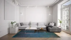 Wilton Rug - Alicante (blå) 7 Wilton Rug - Alicante (blå) -Viscose Rugs Shop bla5a .jpg