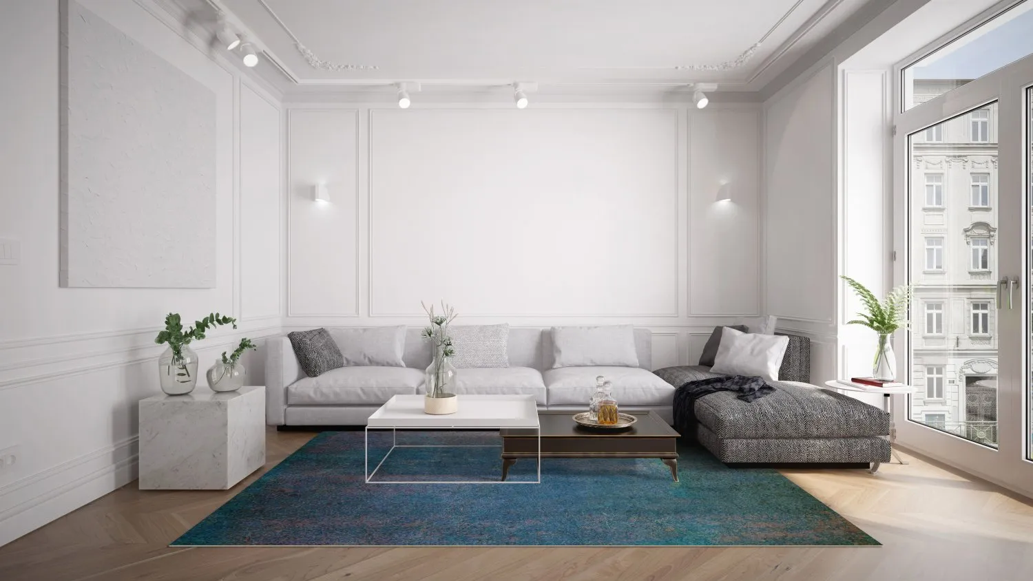 Wilton Rug - Alicante (blå) 5 Wilton Rug - Alicante (blå) - Image 3