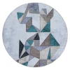 Round Rug - Feres (grey/beige/multi) -Viscose Rugs Shop breaks1 46626.jpg