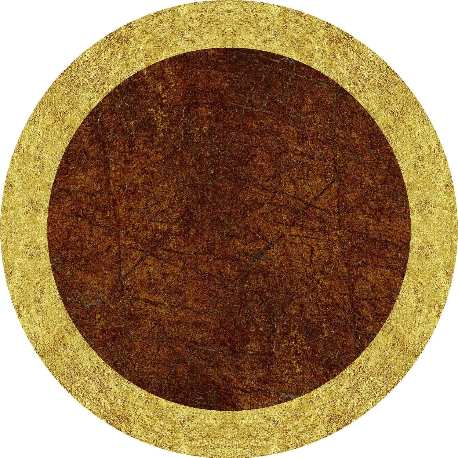 Round Rug - Eliz (brun) 3 Round Rug - Eliz (brun)