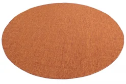 Round Rug - Monsanto (orange) 9 Round Rug - Monsanto (orange) -Viscose Rugs Shop brussels weave 20.5053 cayenne 01 matta carpet teppich 02rr.jpg