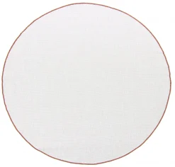 Round Rug - Monsanto (orange) 11 Round Rug - Monsanto (orange) -Viscose Rugs Shop brussels weave 20.5053 cayenne 02 matta carpet teppich 01rr.jpg