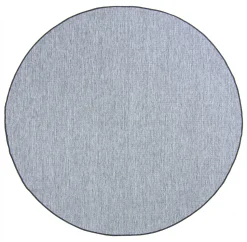 Round Rug - Monsanto (anthracite) -Viscose Rugs Shop brussels weave 20.5053 night silver 02 matta carpet teppich 01rr.jpg