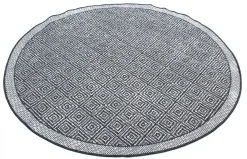 Round Rug - Monsaraz (black) 12 Round Rug - Monsaraz (black) -Viscose Rugs Shop brussels weave 20.5323 night 02 matta carpet teppich 02rr.jpg