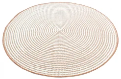 Round Rug - Ferragudo (orange) -Viscose Rugs Shop brussels weave 20.5337 cayenne 02 matta carpet teppich 02rr.jpg