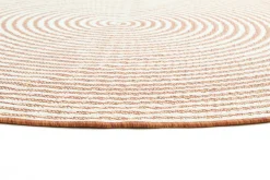 Round Rug - Ferragudo (orange) -Viscose Rugs Shop brussels weave 20.5337 cayenne 02 matta carpet teppich 03rr.jpg