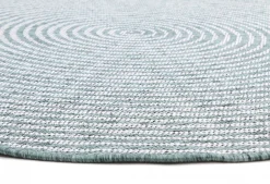 Round Rug - Ferragudo (green) -Viscose Rugs Shop brussels weave 20.5337 green 01 matta carpet teppich 03rr.jpg