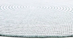 Round Rug - Ferragudo (green) -Viscose Rugs Shop brussels weave 20.5337 green 02 matta carpet teppich 03rr.jpg