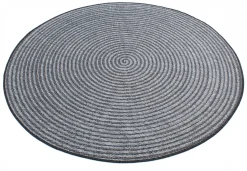Round Rug - Ferragudo (anthracite) -Viscose Rugs Shop brussels weave 20.5337 night silver 02 matta carpet teppich 02rr.jpg