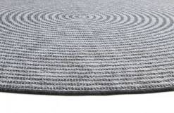 Round Rug - Ferragudo (anthracite) -Viscose Rugs Shop brussels weave 20.5337 night silver 02 matta carpet teppich 03rr.jpg