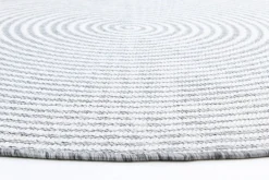 Round Rug - Ferragudo (grey) 13 Round Rug - Ferragudo (grey) -Viscose Rugs Shop brussels weave 20.5337 silver 02 matta carpet teppich 03rr.jpg
