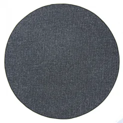 Round Rug - Bergen (anthracite) 11 Round Rug - Bergen (anthracite) -Viscose Rugs Shop brussels weave 20.5364 night silver 01 matta carpet teppich 01rr.jpg