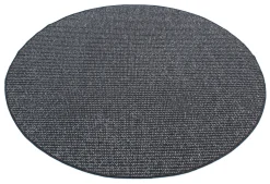Round Rug - Bergen (anthracite) 12 Round Rug - Bergen (anthracite) -Viscose Rugs Shop brussels weave 20.5364 night silver 01 matta carpet teppich 02rr 37537.jpg