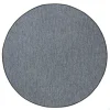 Round Rug - Bergen (anthracite) -Viscose Rugs Shop brussels weave 20.5364 night silver 02 matta carpet teppich 01rr.jpg