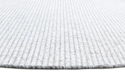 Round Rug - Bergen (grey) -Viscose Rugs Shop brussels weave 20.5364 night silver 02 matta carpet teppich 03rr 58915.jpg