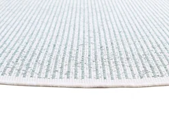 Round Rug - Tromsø (green) -Viscose Rugs Shop brussels weave 20.5433 green 01 matta carpet teppich 03rr.jpg