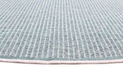 Round Rug - Tromsø (green) -Viscose Rugs Shop brussels weave 20.5433 green 02 matta carpet teppich 03rr.jpg