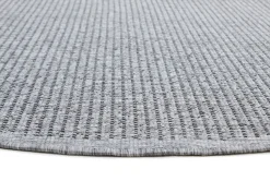 Round Rug - Tromsø (anthracite) 10 Round Rug - Tromsø (anthracite) -Viscose Rugs Shop brussels weave 20.5433 night silver 01 matta carpet teppich 03rr 57471.jpg