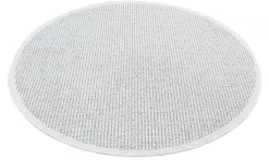 Round Rug - Tromsø (grey) -Viscose Rugs Shop brussels weave 20.5433 silver 01 matta carpet teppich 02copyrr.jpg