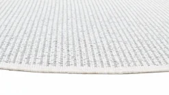 Round Rug - Tromsø (grey) -Viscose Rugs Shop brussels weave 20.5433 silver 01 matta carpet teppich 03copyrr.jpg