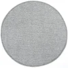 Round Rug - Tromsø (grey) -Viscose Rugs Shop brussels weave 20.5433 silver 02 matta carpet teppich 01copyrr.jpg