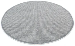 Round Rug - Tromsø (grey) -Viscose Rugs Shop brussels weave 20.5433 silver 02 matta carpet teppich 02copyrr.jpg