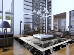 Wilton Rug - Castello (black/white) -Viscose Rugs Shop castellofinal.png