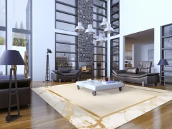 Wilton Rug - Cerasia (beige/white/gold) -Viscose Rugs Shop cerasia2final.png