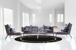 Round Rug - Cerasia (black/gold) -Viscose Rugs Shop cerasia4runda.png