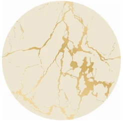 Round Rug - Cesina (beige/gold)
