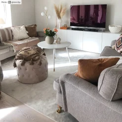 Wilton Rug - Art Silk (light Grey/beige) -Viscose Rugs Shop credbilder mall art silk greige2.jpg