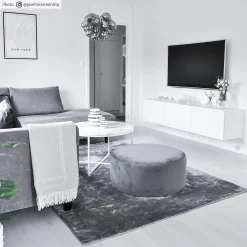 Viscose Rug - Jodhpur Special Luxury Edition (grey) -Viscose Rugs Shop credbilder mall jodhpur gra josefin3.jpg