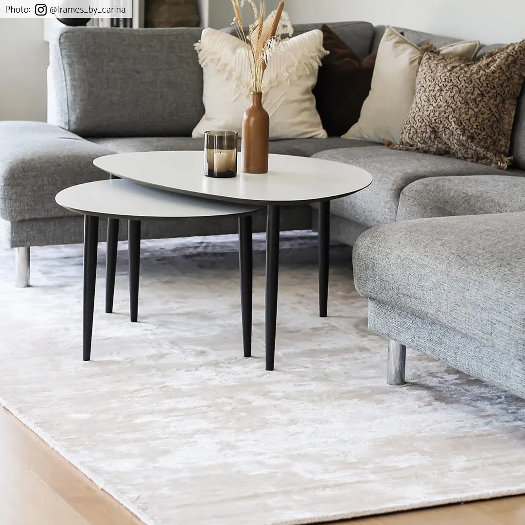 Round Rug - Jodhpur Special Luxury Edition Viscose (light Beige) 4 Round Rug - Jodhpur Special Luxury Edition Viscose (light Beige) - Image 2