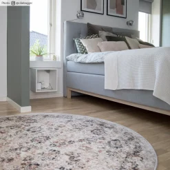 Round Rug - Toujane (grey) 14 Round Rug - Toujane (grey) -Viscose Rugs Shop credbilder mall toujane 3.jpg