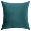Cushion Cover - Nordic Velvet (turquoise) -Viscose Rugs Shop customenordic lakeblue.jpg