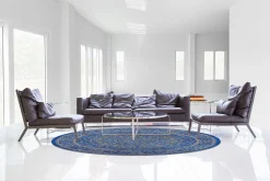 Round Rug - Vinadio (blue/gold) 13 Round Rug - Vinadio (blue/gold) -Viscose Rugs Shop daysta3 93473a.jpg