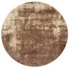 Round Rug - Jodhpur Special Luxury Edition (brown) -Viscose Rugs Shop dream.jodhpur.brownie.p 18 1321 round viskos matta viscose carpet viskose teppich.jpg