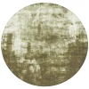 Round Rug - Jodhpur Special Luxury Edition (olive Green)
