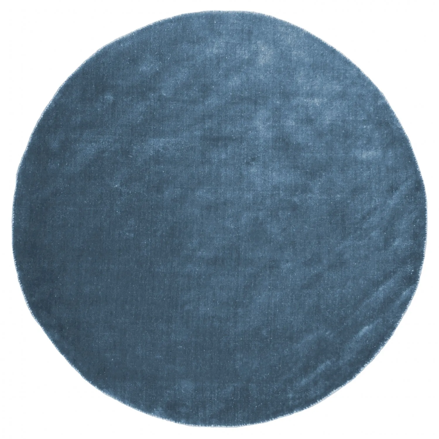 Round Rug - Recycled PET With Viscose Look (blue) 3 Round Rug - Recycled PET With Viscose Look (blue)